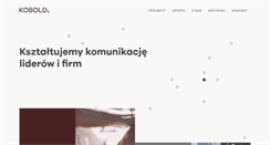 Desktop Screenshot of koboldpr.pl